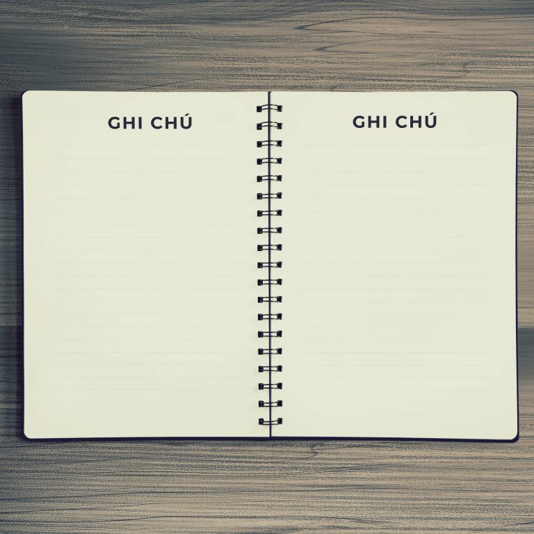 Sổ tay còng, lò xo planner "Quản nghiệp" quản lý OKR, mục tiêu, kết quả, dự án