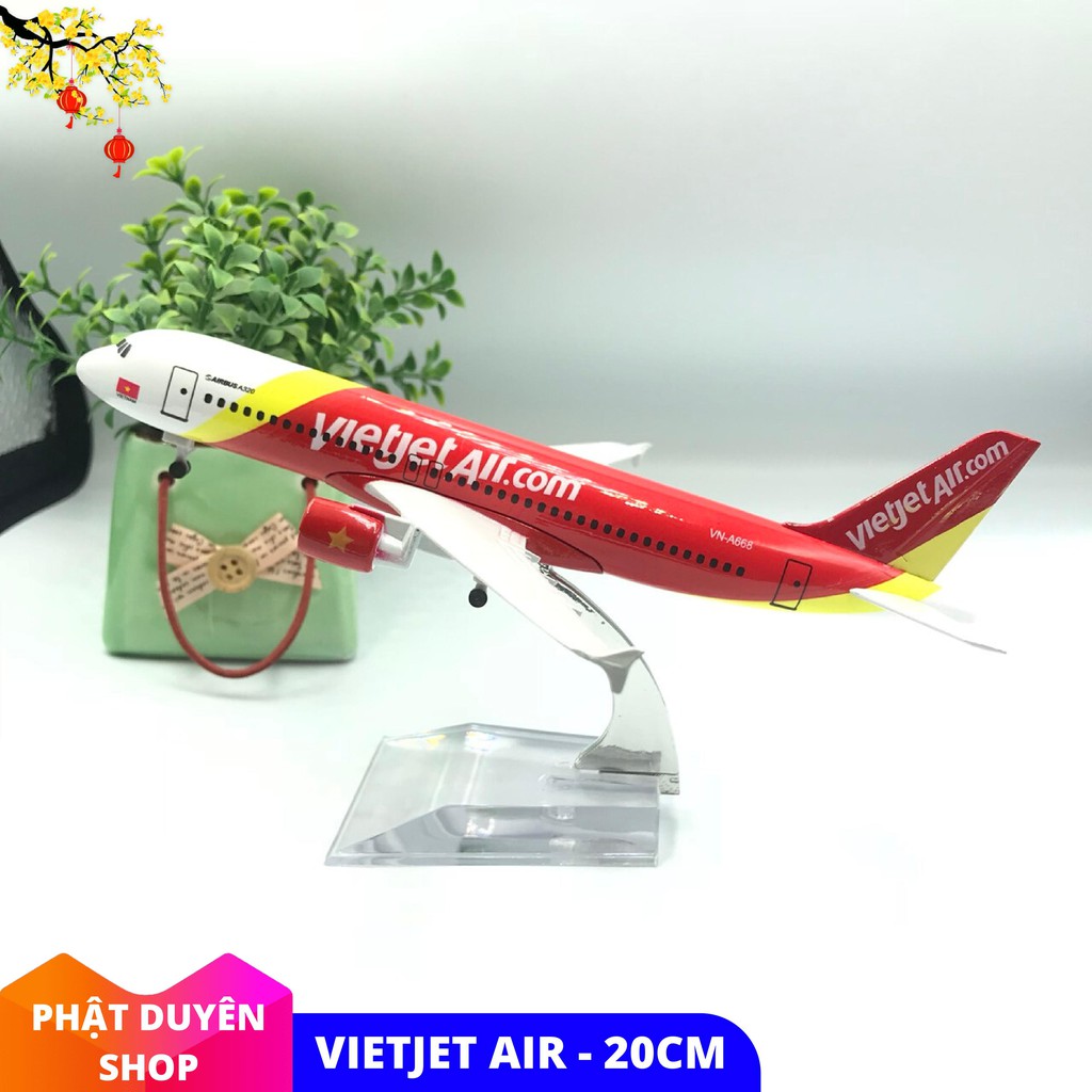 Mô hình máy bay tĩnh A350 Bamboo Airways 20cm có bánh xe