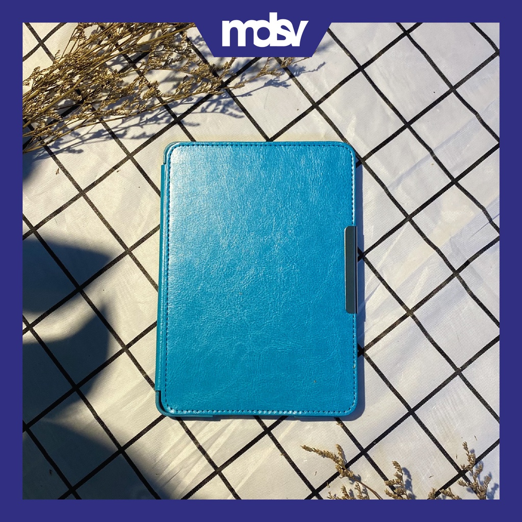 Bao da Cover cho máy đọc sách Kindle paperwhite 1,2,3 có ĐAI XỎ NGÓN  có khả năng tự động tắt mở màn hình