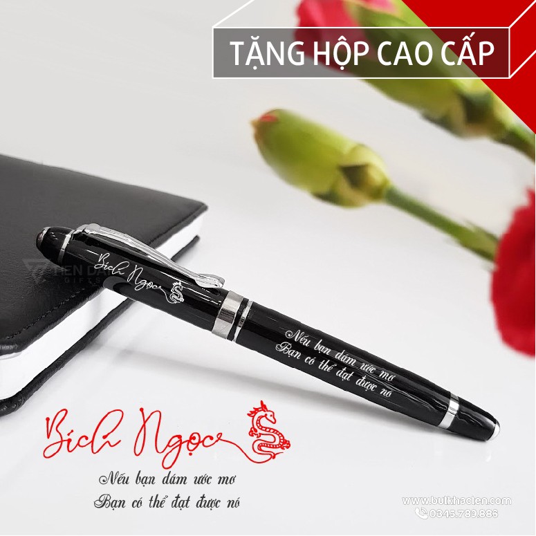 [ Tặng Hộp Bút Cao Cấp ] Bút Ký Kim Loại 003B - Khắc tên logo theo yêu cầu - Quà sinh nhật ý nghĩa - ZALO: 0345.789.886