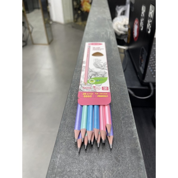 Bút chì H.2B Woodless Pencils 6660 (Hộp 12 chiếc)