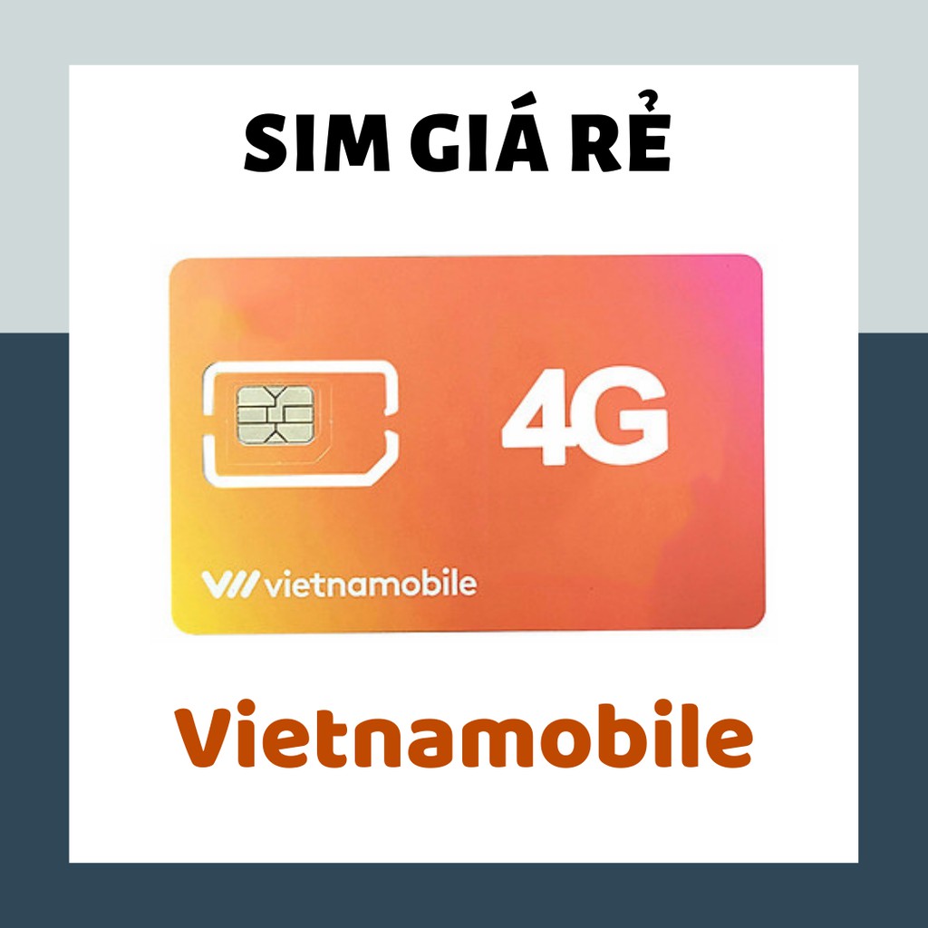 Sim Vietnammobile giá rẻ - SIMDATA4G