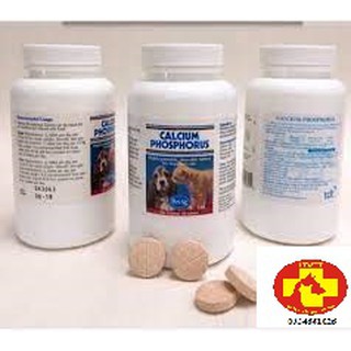 [Viên lẻ] Canxi Mỹ Phosphorus cho chó mèo đang mang thai, cho con bú, phục hồi hạ bàn, tai cụp