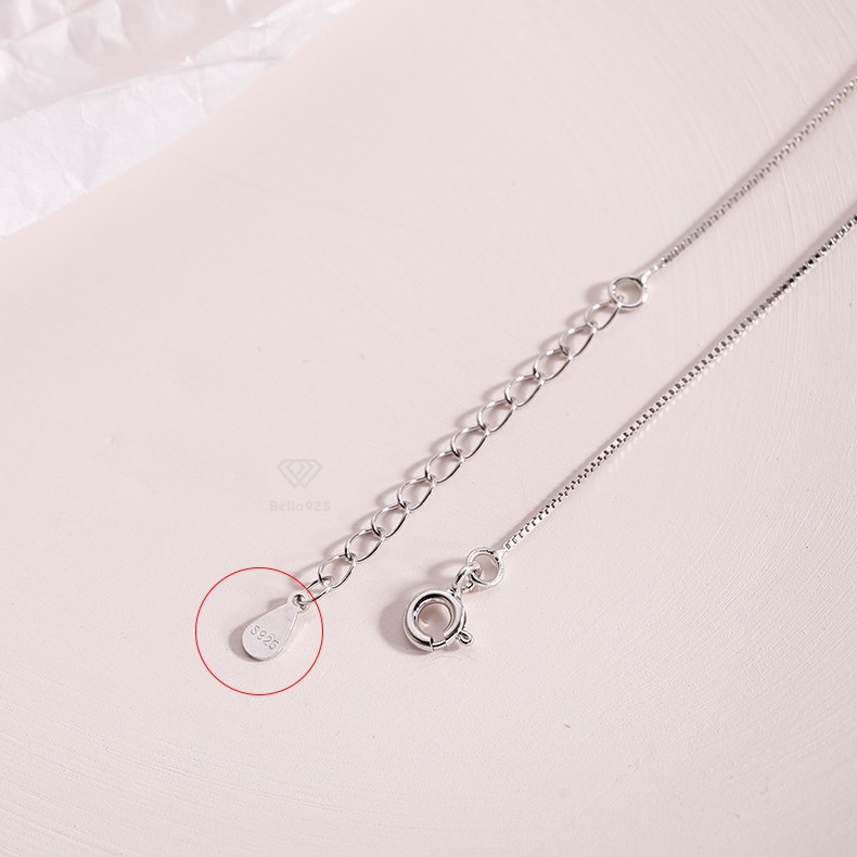 Lắc tay bạc đính bi tròn vòng tay mạ vàng hàng hộp sang trọng Bella925 S010