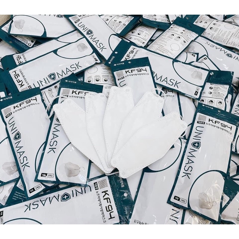 Khẩu trang 4 lớp KF94 Unimask, Khẩu trang 4D KF94 Hàn Quốc | BigBuy360 - bigbuy360.vn