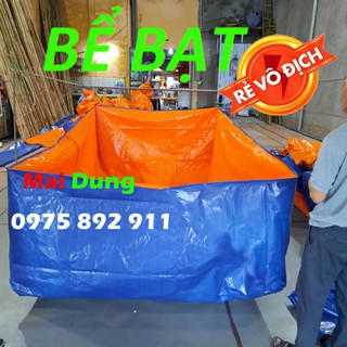 bể bạt nuôi ốc , ếch ,cá