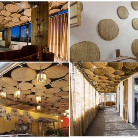 Mẹt tre bún đậu mắm tôm, mẹt tre trang trí, mẹt gà - Loại dày, nhiều size