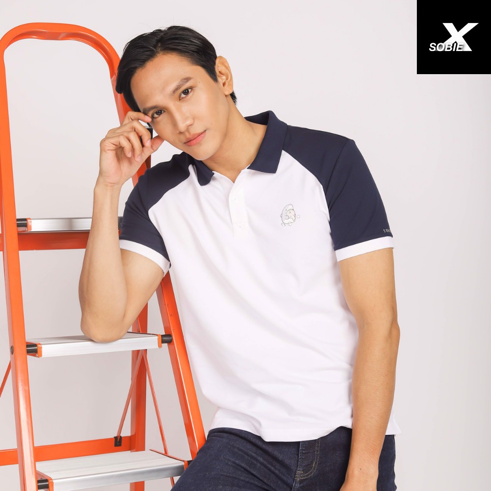 Áo Polo Nam Navy Wave cổ bẻ vải Cotton bền màu, chuẩn form, sang trọng, lịch lãm - SOBIE | BigBuy360 - bigbuy360.vn