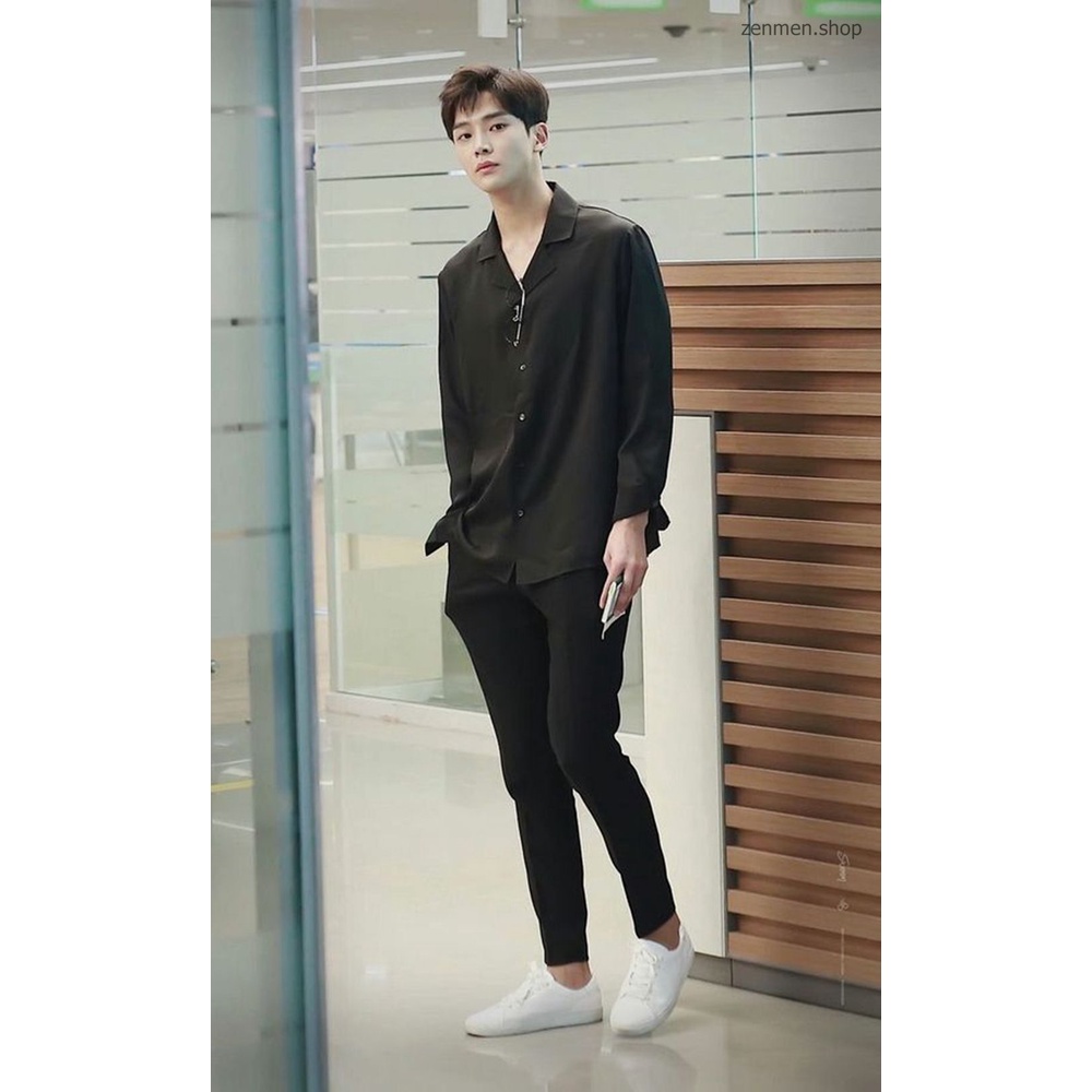 Quần Tây Thun Nam Xuất Hàn Dáng SlimFit Co Dãn Nhiều