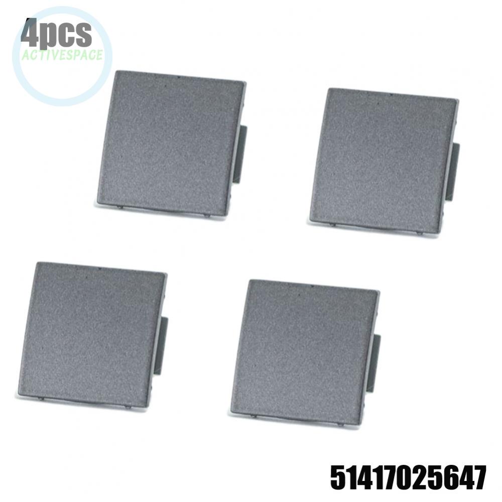 4pc Door Panel Cover Plug 51417025647 For BMW 7 Series E65 E66 745i 02-08  Grey