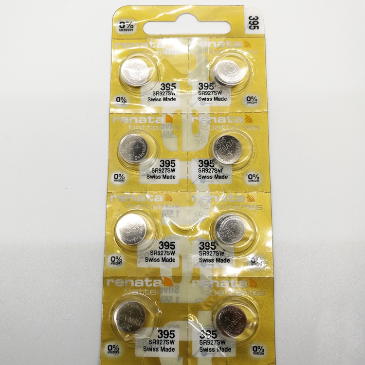 Pin đồng hồ Thụy Sỹ RENATA 395 / SR927SW oxit bạc Made in Swiss