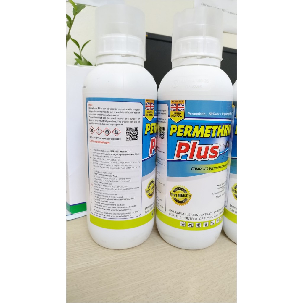 Thuốc Diệt Muỗi Permethrin Plus ( chai 1L )