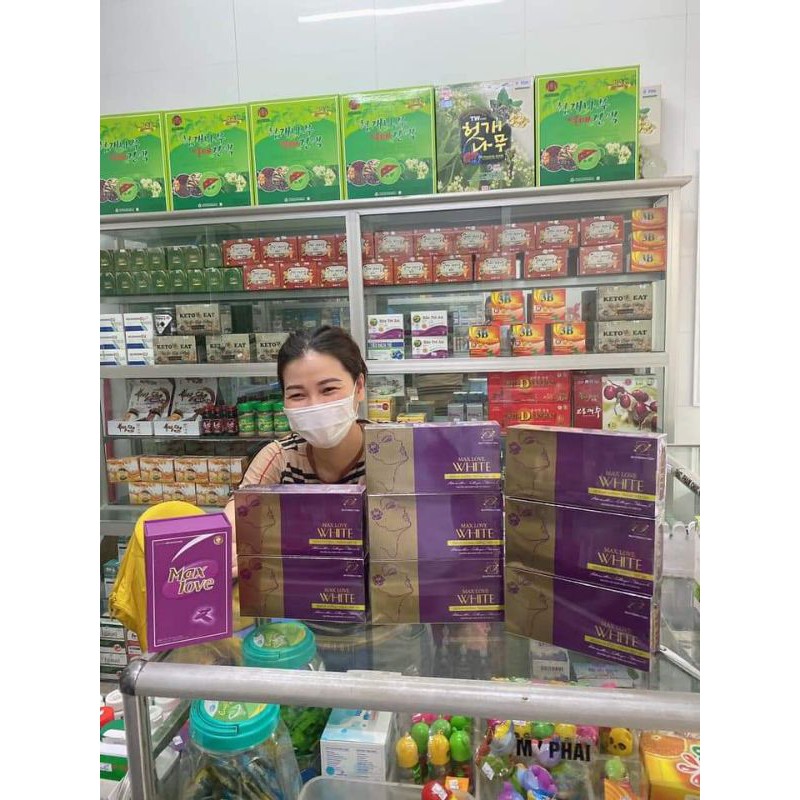 Serum colagel dưỡng trắng da, mờ nám MAXLOVE WHITE