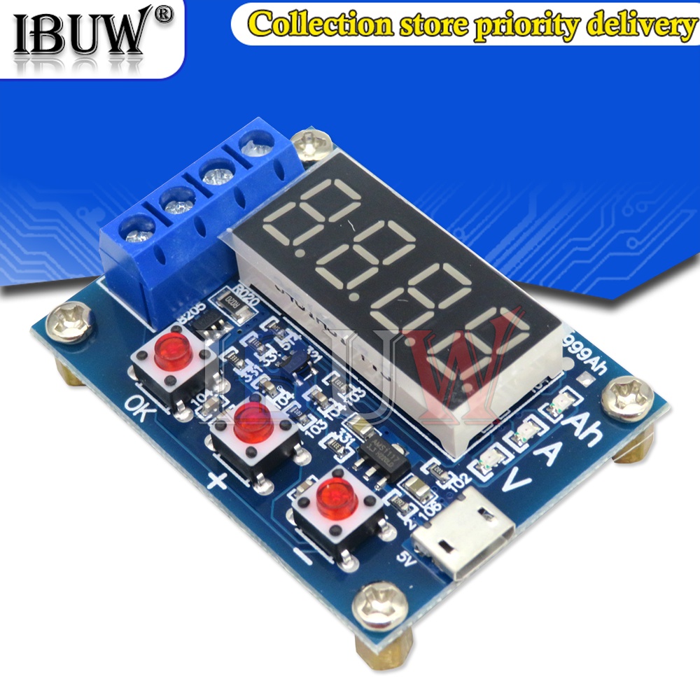 1 Chiếc Dụng Cụ Kiểm Tra Dung Lượng Pin ZB2L3 Li-ion Lithium 18650