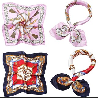 Khăn Bandana khổ vuông to 90x90cm làm áo yếm, quàng đầu, tạo kiểu - Khăn vuông lụa