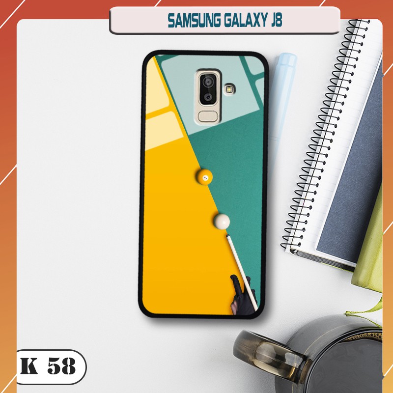 Ốp lưng kính 3D cho Samsung Galaxy J8