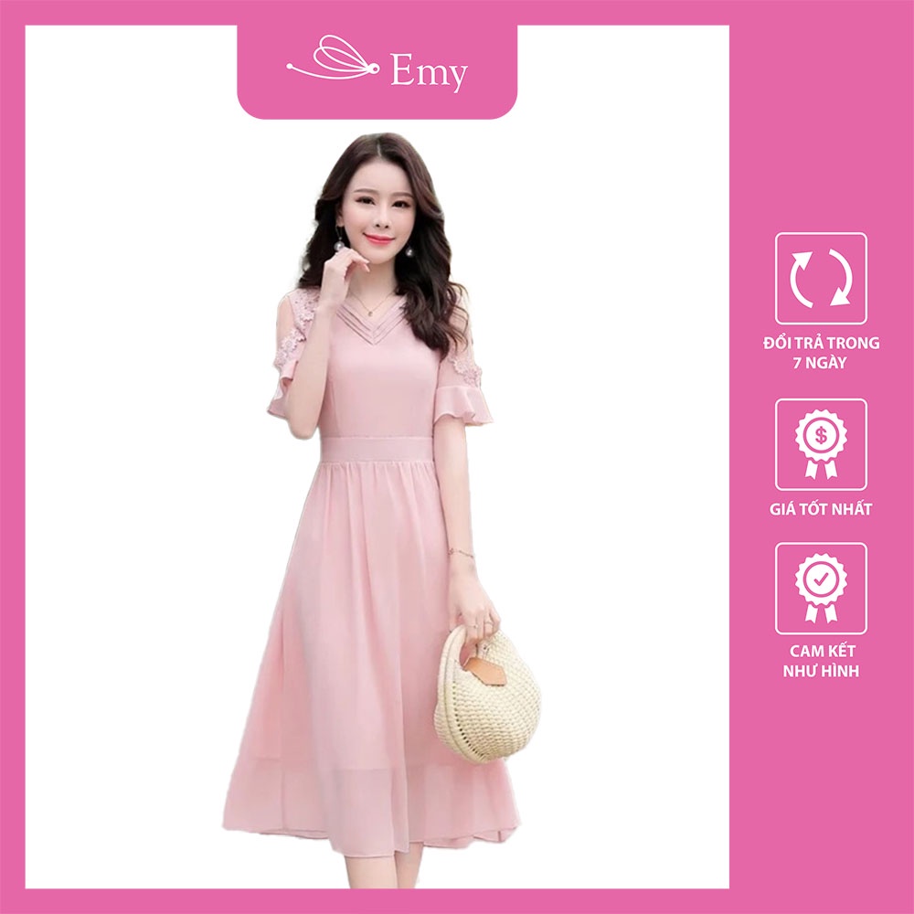 Váy đầm nữ dự tiệc dáng dài sang chảnh Thời Trang Emy ZZ03