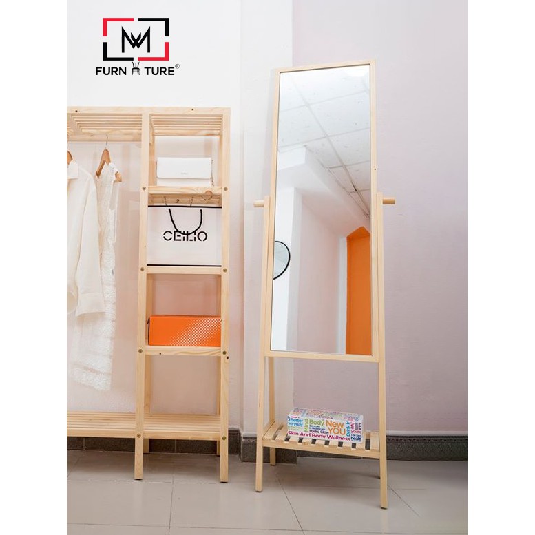 Gương kệ chữ a soi toàn thân di động nhiều màu - MW FURNITURE - Nội thất phòng ngủ