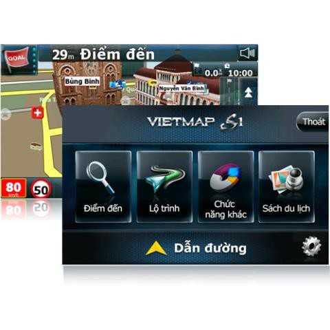 Vietmap S1 cho DVD android  xe hơi