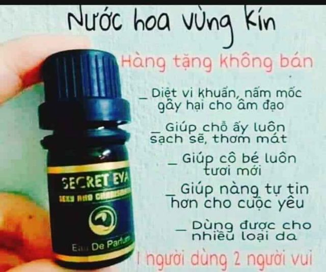 Nước hoa vùng kín (Được tặng khi mua kèm pk)