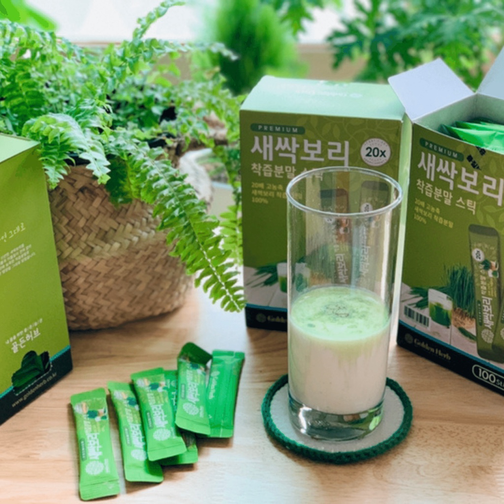 Bột mầm lúa mach non Golden Herb Hàn Quốc