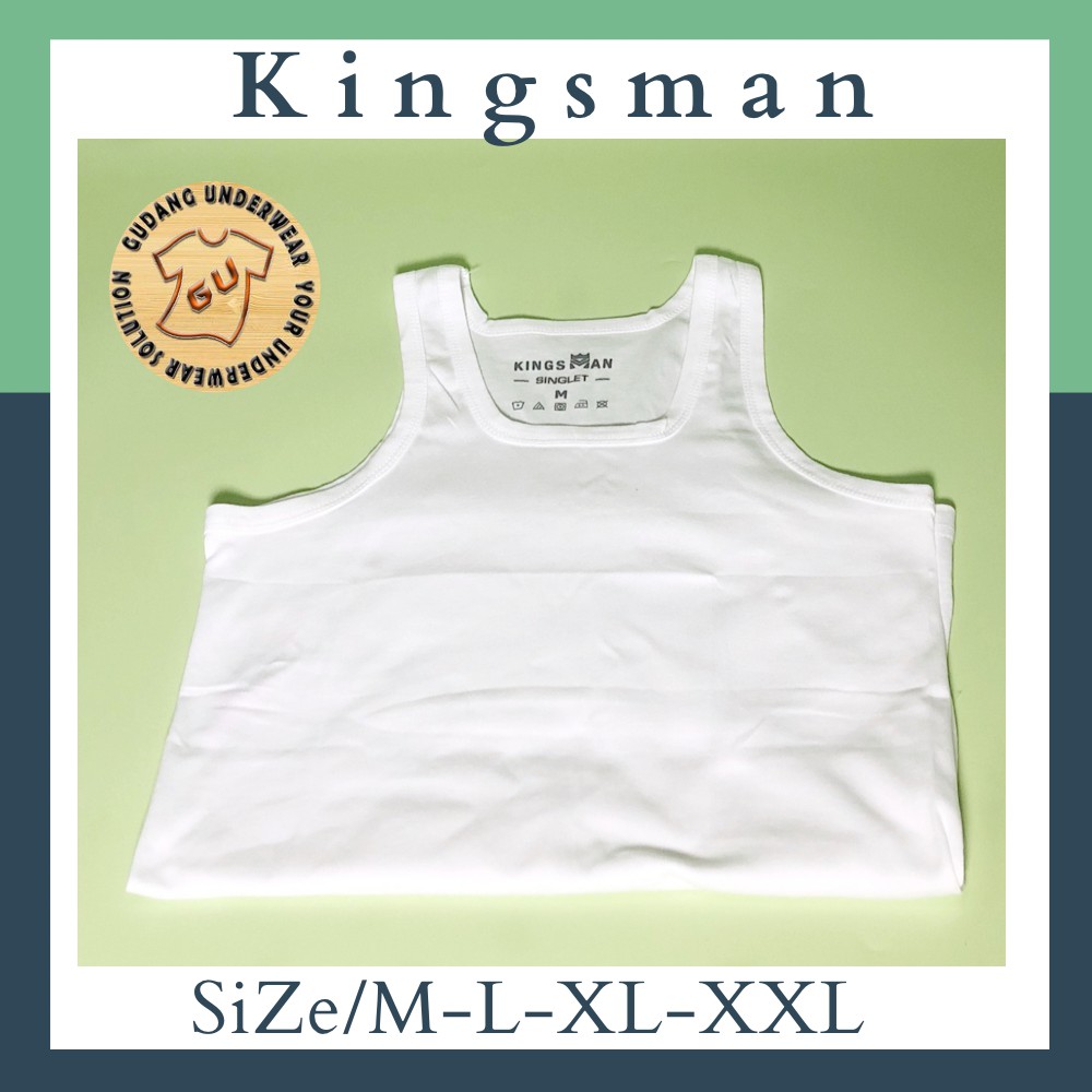 Kingsman Áo Thun Cotton Màu Trắng In Hình Skp Cá Tính Cho Nam (1 Cái)