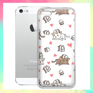 [FREESHIP ĐƠN 50K] Ốp lưng Apple Iphone 5 in hình gấu trúc chibi cute - 01010 Silicone Dẻo