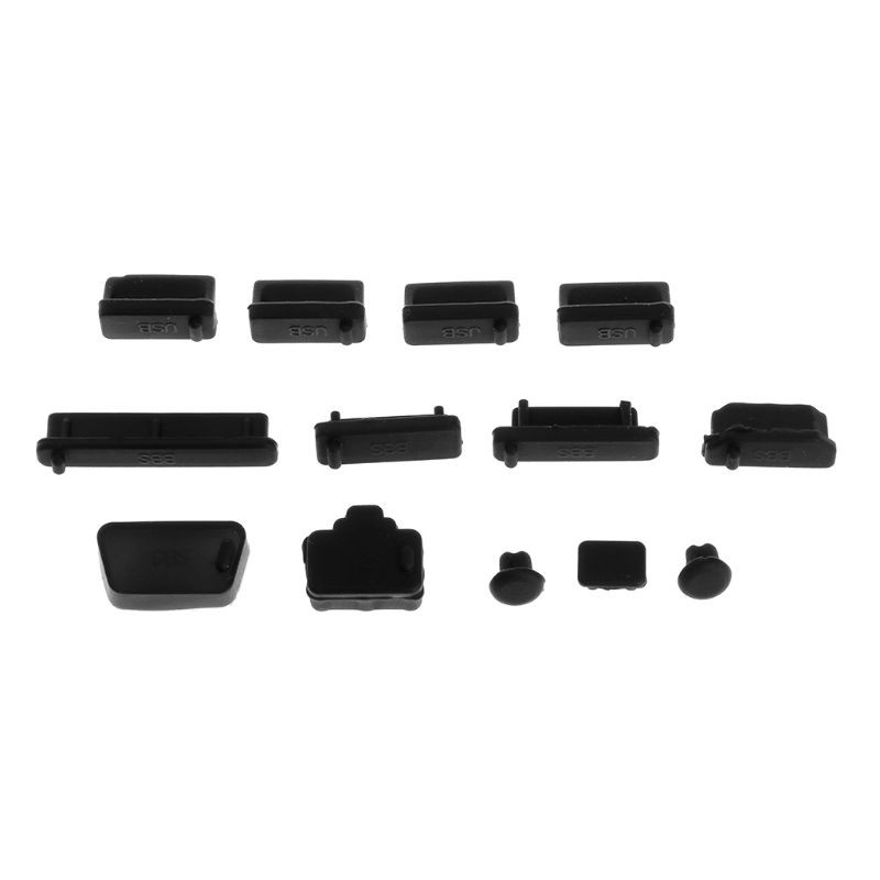 Set 13 Nút Silicon Chống Bụi Dành Cho Cổng Usb Máy Tính