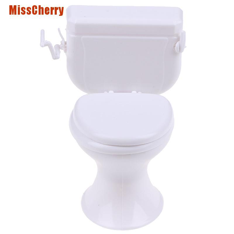 Mô Hình Toilet Mini Trang Trí Nhà Búp Bê