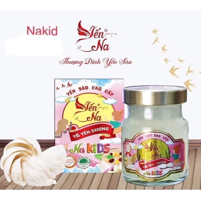 Yến hũ chưng sẵn cho bé từ 6 tháng Na Kids _ Yến sào cao cấp Yến Na