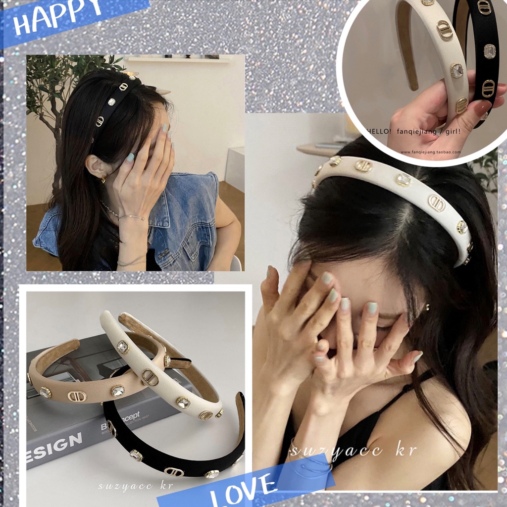 Băng Đô Cài Tóc Bằng Gỗ Đính Nơ Phong Cách Hàn Quốc Thời Trang