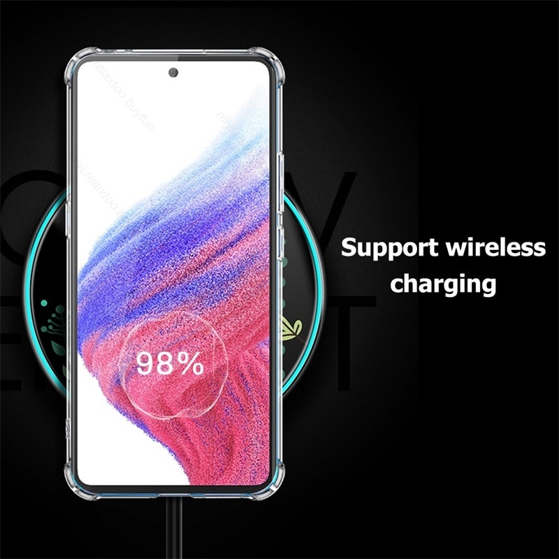 For Samsung Galaxy A54 A14 A24 A34 A53 A73 A33 23 A13 4G 5G Clear TPU Soft Cover Camera Shockproof Casing