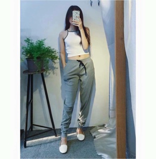 Quần jogger thun bo gân