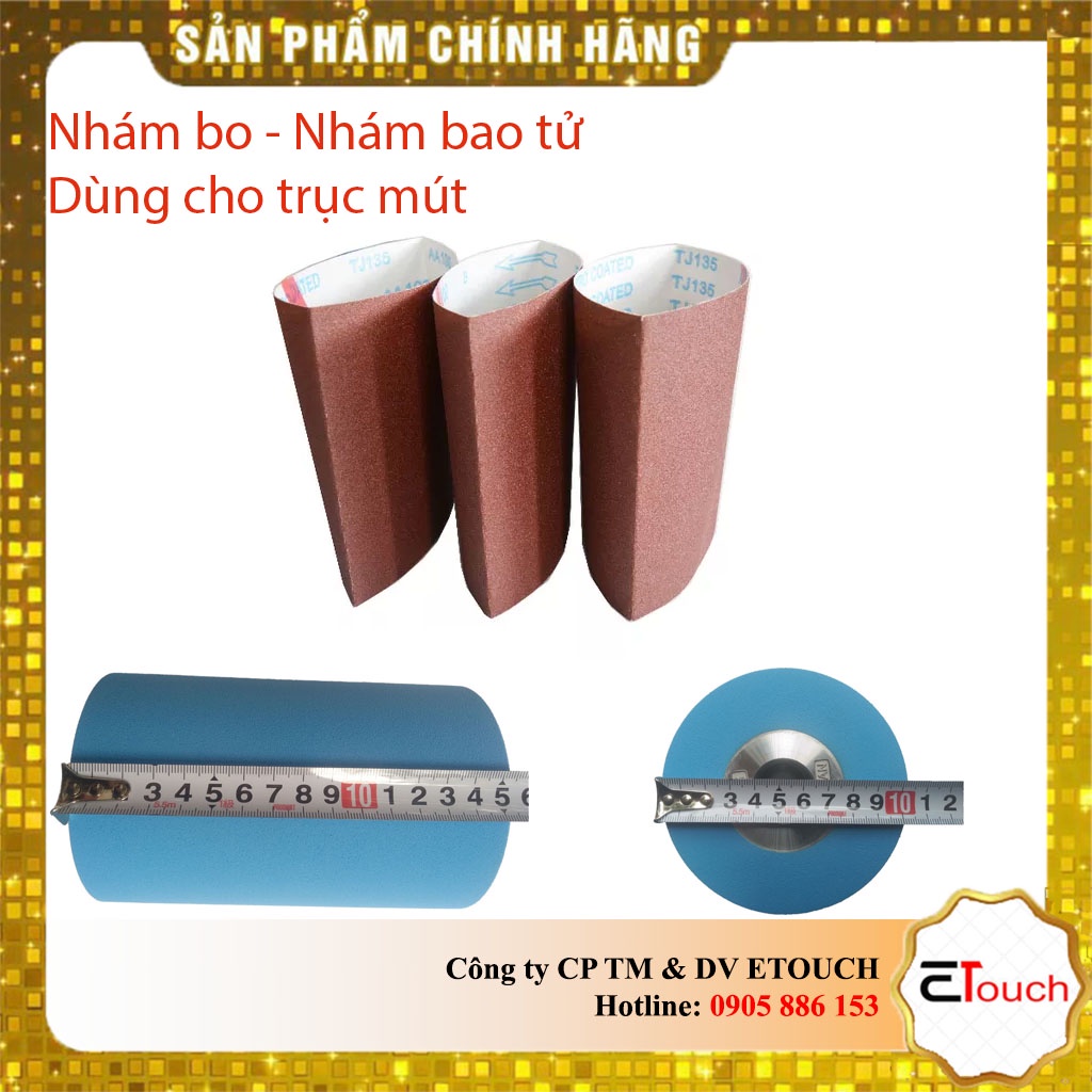 TRỤC MÚT, TRỤC LU TUPY ĐÁNH NHÁM CỐT 25.4 CAO 150MM VÀ 100MM,ĐƯỜNG KÍNH NGOÀI 100MM