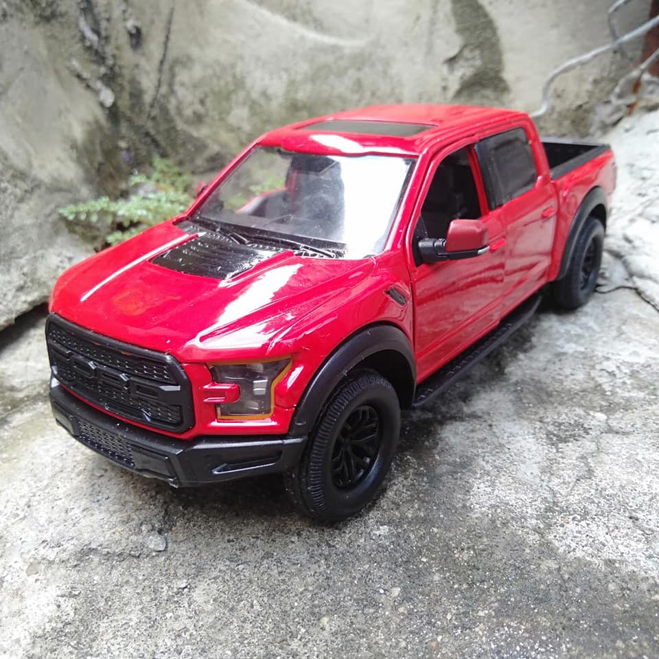 Mô hình xe Ford Raptor F150 1/24 Motomax– Đỏ