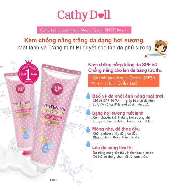 Kem chống nắng cathy doll