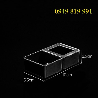 MD12 - Chén 2 ngăn đựng thức ăn, canxi cho bò sát