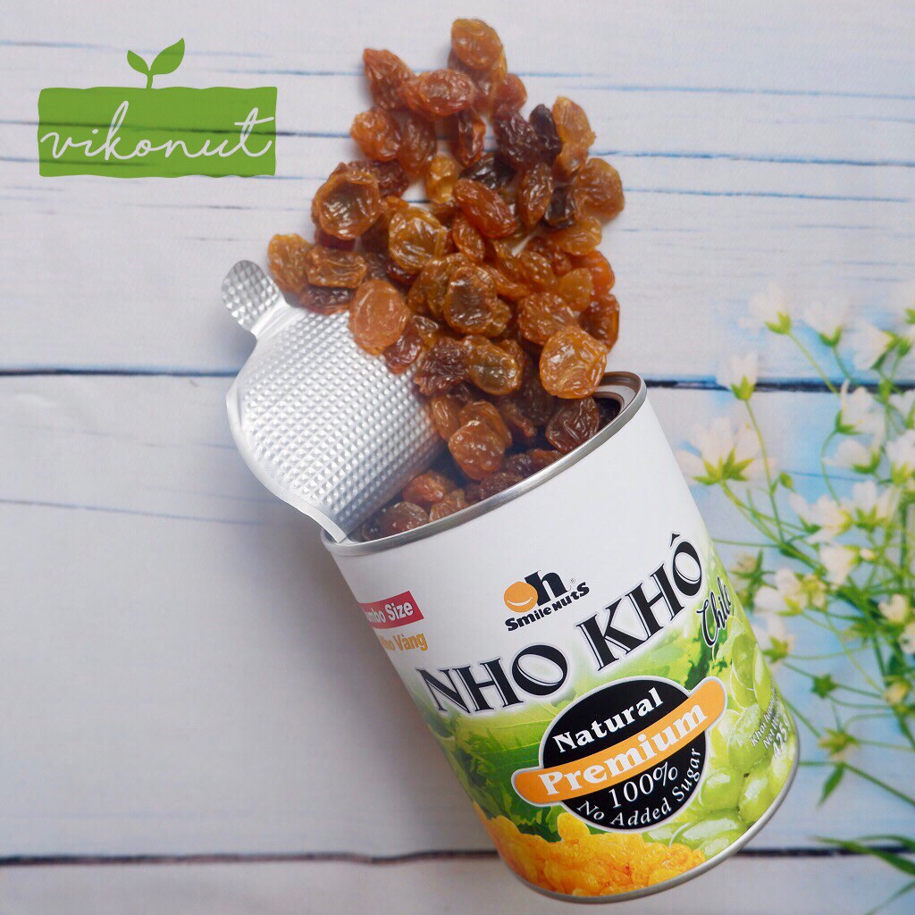Nho Vàng Chile Chua Ngọt Dòng Thượng Hạng Size Lớn [425gr] - Chilean Raisins Jumbo Size 425gr