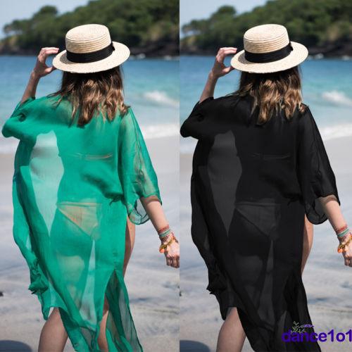 Áo khoác voan dáng dài đi biển thời trang | BigBuy360 - bigbuy360.vn