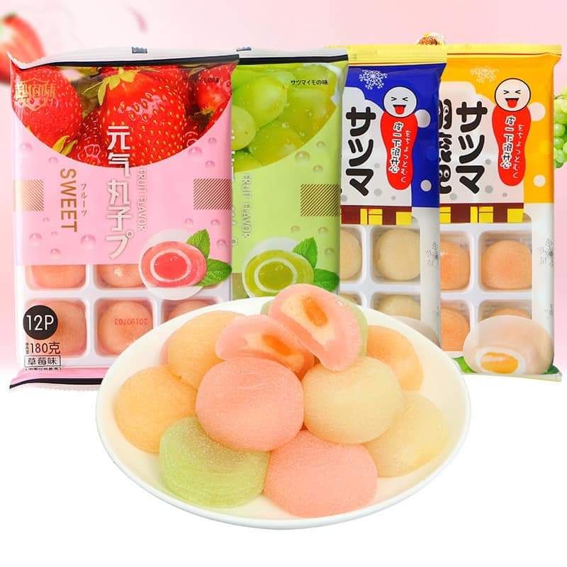 Mochi kem lạnh hoa quả đủ vị
