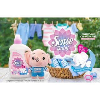 Nước giặt Sense baby 3kg dành cho trẻ sơ sinh an toàn thân thiện
