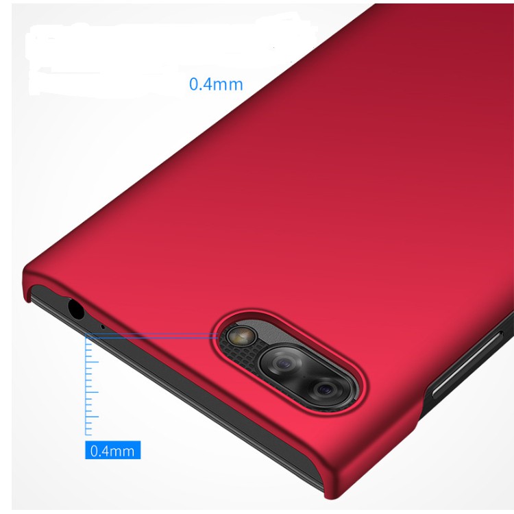 ốp lưng blackberry key2 siêu mỏng màu đỏ