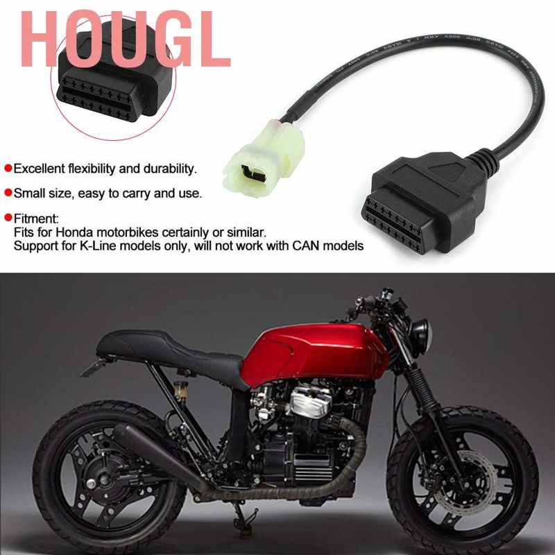 Hougl Dây cáp chuyển đổi Hougl Obd2 sang 4Pin dành cho xe máy Honda mô