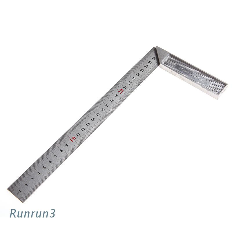1 Thước Đo Góc Vuông Bằng Thép Không Gỉ 30cm Mới