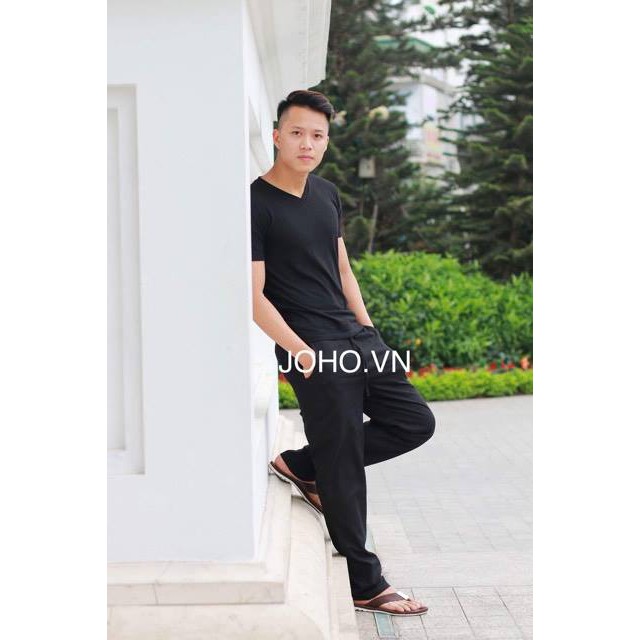 Quần đũi dài màu đen