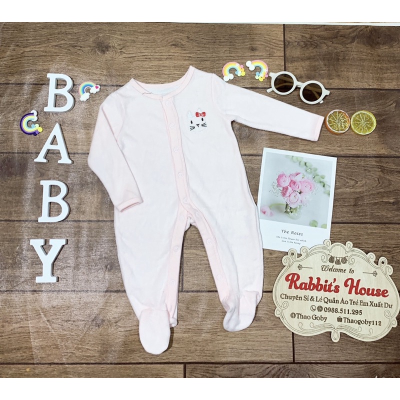Body nỉ ,nỉ nhung cho bé 0-3m