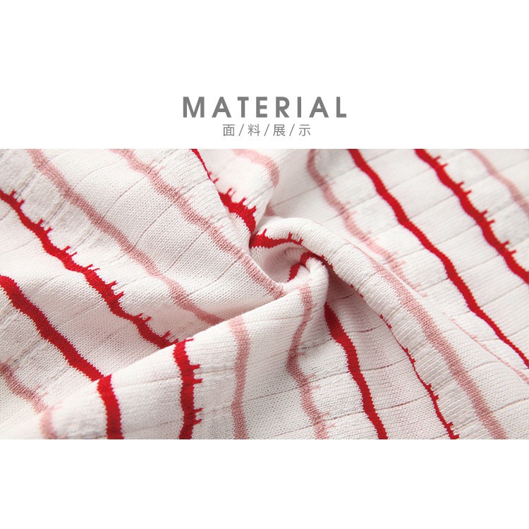 Áo Thun Nữ Tay Ngắn Họa Tiết Sọc Ngang Thời Trang