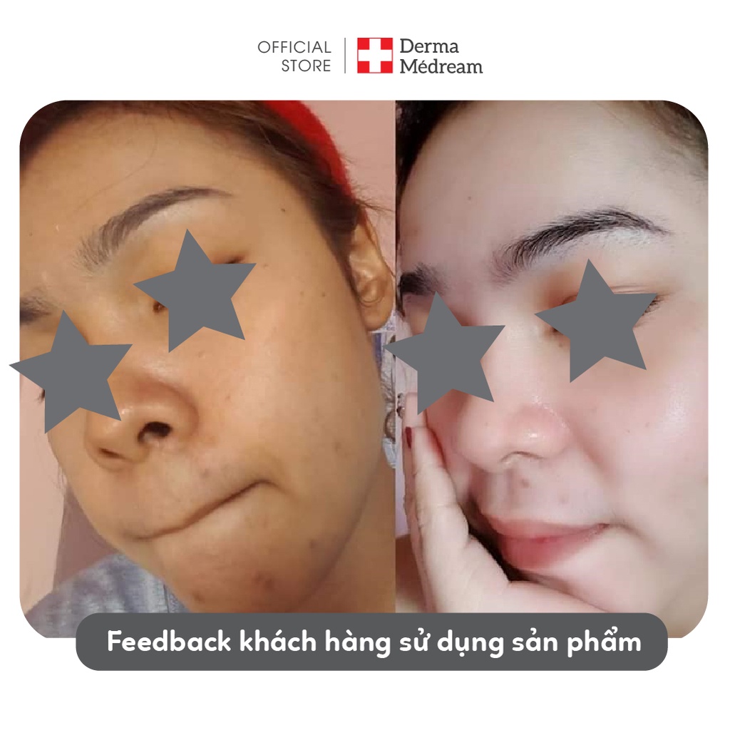 Serum Vitamin C Derma Me'Dream, dưỡng trắng, giảm thâm, giảm nám tàn nhang và làm đều màu da - Chai 50ml