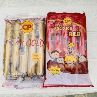 Thùng xúc xích ăn liền hiệu cp vị heo/bò loại 100g/200g