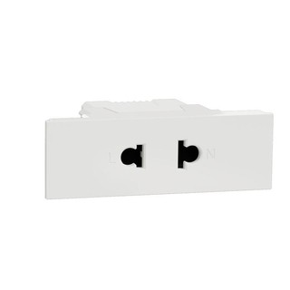 Ổ cắm đơn 2 chấu 16A, size S cắm nhanh M3T426US_WE : AvatarOn A Schneider